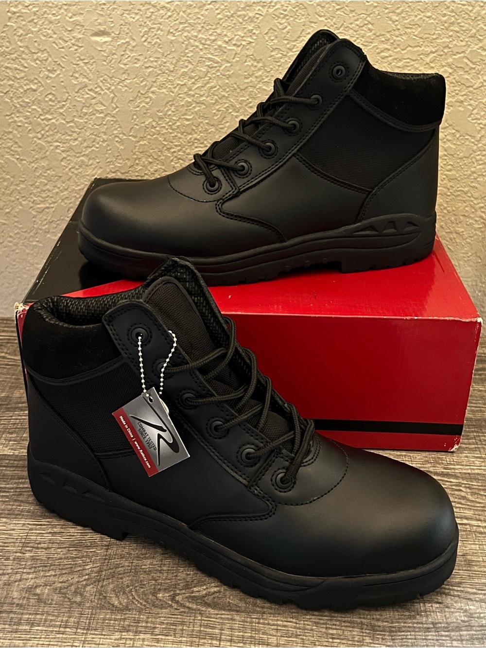 Rothco Leather Forced Entry Tactical Composite Toe Boots Men's Size-13